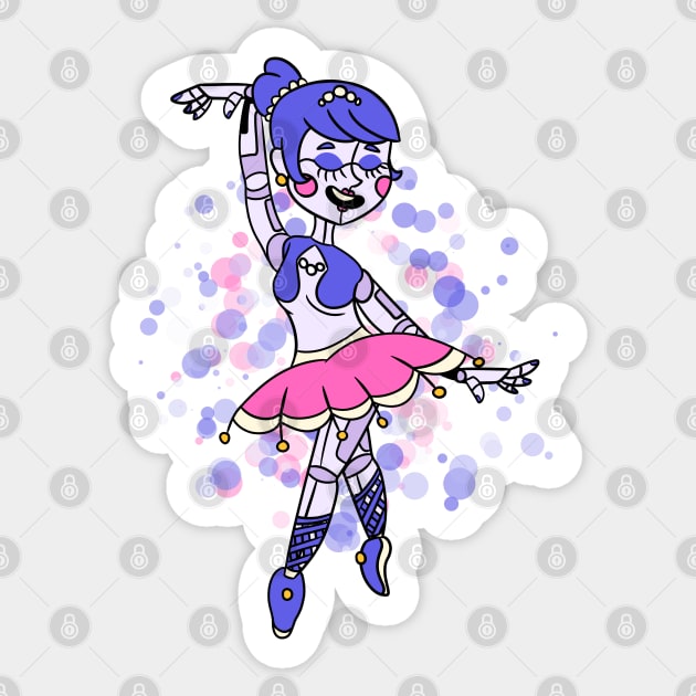 Ballora - Five Nights at Freddy's: Sister Location Sticker by DragonfyreArts